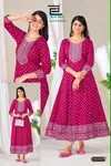 Matka King By Blue Hills Rayon Plus Size Anarkali Kurtis Collection
